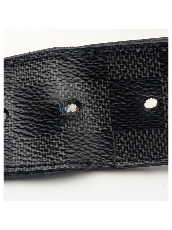 Louis Vuitton Ceinture Damier Print Graphite Black Belt main image 6